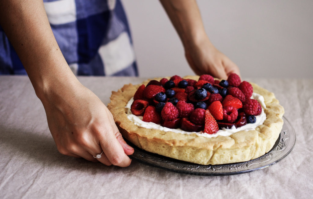 Tarte aux fruits rouges