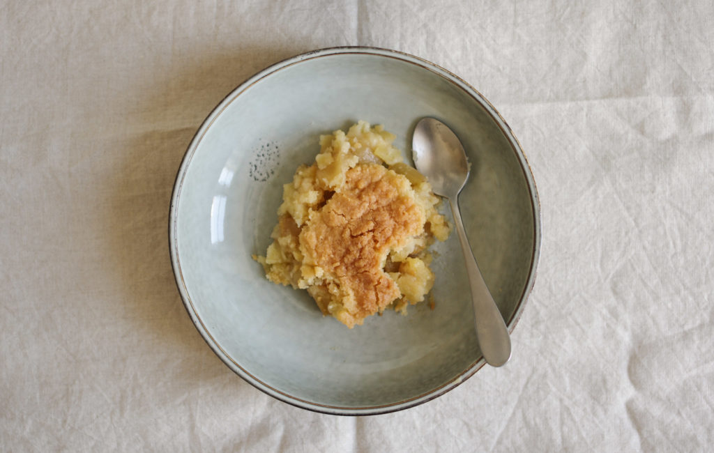 Crumble aux pommes